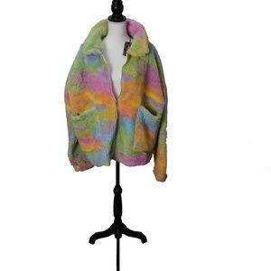 JADED LONDON RAINBOW FLEECE